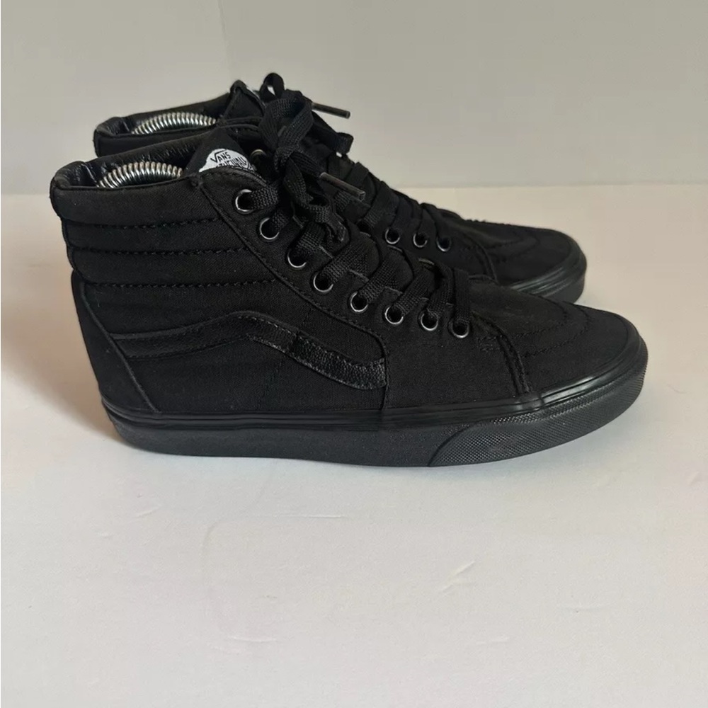 Vans Sk8- Hi Tapered Solid Black Unisex Size Men’s 6 Women’s 7.5